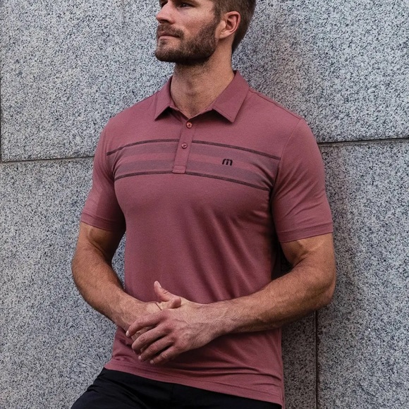 🆕 NWT - Travis Mathew - Red River Stretch Golf Polo - Picture 5 of 9
